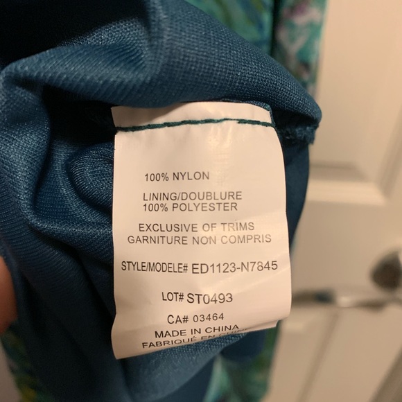 Rickis - Tropical Printed Summer Dress - Picture 5 of 6